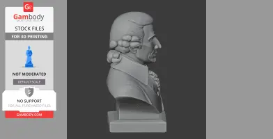 Joseph Haydn Bust - Historical Warrior STL