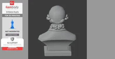 Joseph Haydn Bust - Historical Warrior STL