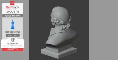 Joseph Haydn Bust - Historical Warrior STL