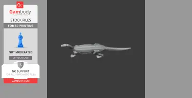 Riojasaurus - Prehistoric Animal STL