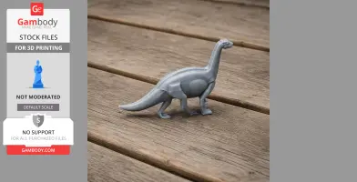 Riojasaurus - Prehistoric Animal STL