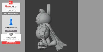 Garfield Vision Ring Figure - Mashup Figure STL