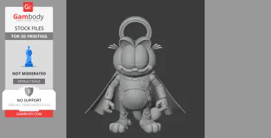 Garfield Vision Ring Figure - Mashup Figure STL