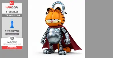 Garfield Vision Ring Figure - Mashup Figure STL