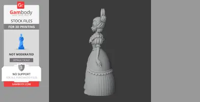 Baroness Von Bon Bon - Cuphead - Character Figure STL