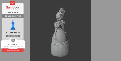 Baroness Von Bon Bon - Cuphead - Character Figure STL
