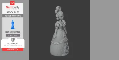 Baroness Von Bon Bon - Cuphead - Character Figure STL