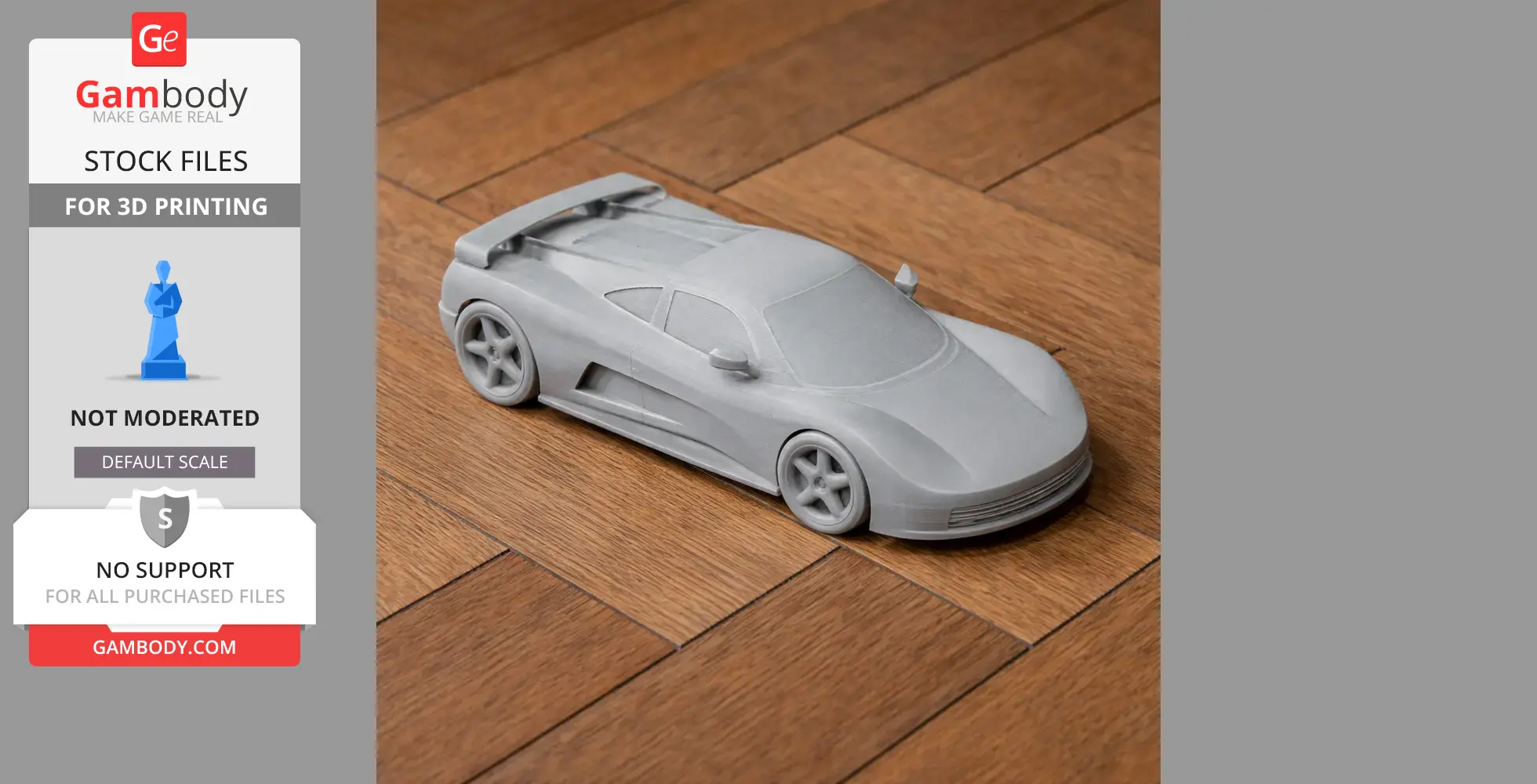 Ascari FGT - Scale Vehicle STL