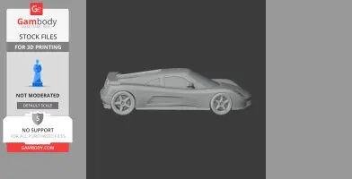 Ascari FGT - Scale Vehicle STL