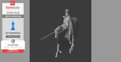 Jozef Poniatowski Napoleonic - Historical Warrior STL