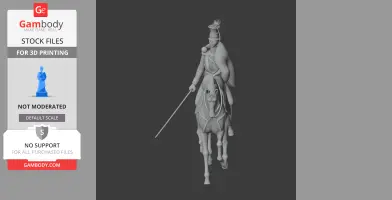 Jozef Poniatowski Napoleonic - Historical Warrior STL