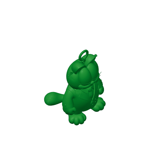 Garfield Vito Corleone Ring Figure.3mf