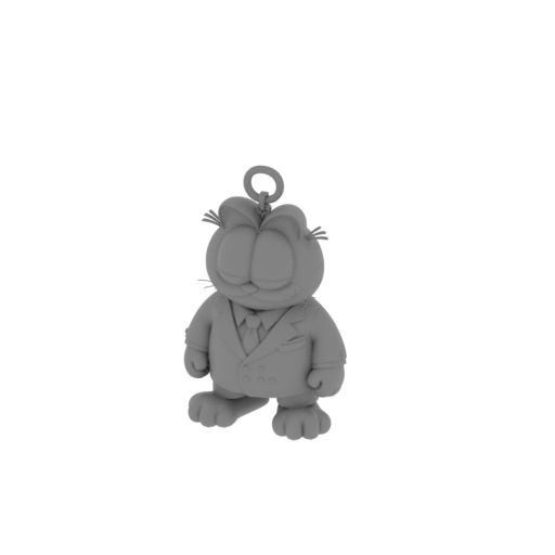 Garfield Vito Corleone Ring Figure.stl