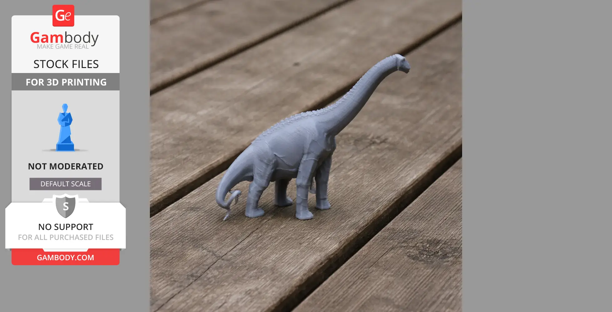 Rocasaurus - Prehistoric Animal STL