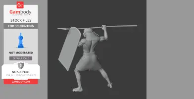 Jugurtha Ancient Warrior - Historical Warrior STL