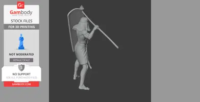 Jugurtha Ancient Warrior - Historical Warrior STL
