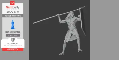 Jugurtha Ancient Warrior - Historical Warrior STL