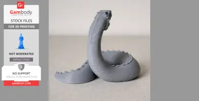 Basilisk Harry Potter Figurine - Character Figure STL