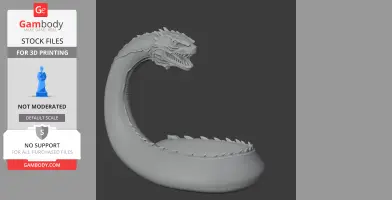 Basilisk Harry Potter Figurine - Character Figure STL