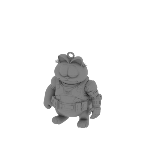 Garfield Winter Soldier Ring Figure.stl