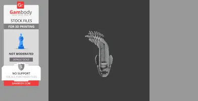 Electric Eel Skull - Skull Replica STL