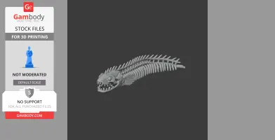 Electric Eel Skull - Skull Replica STL