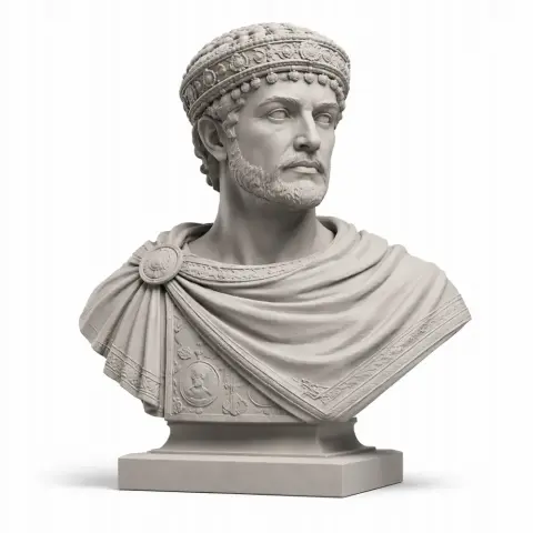 Justinian I Bust - Historical Warrior STL