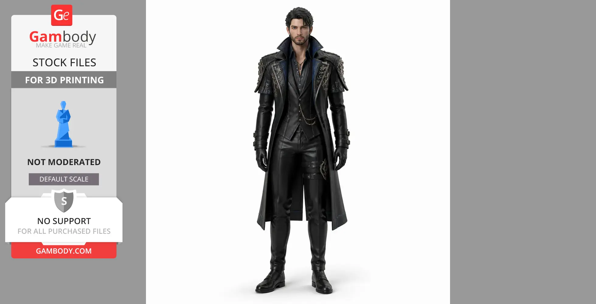 Bastian - Lost Ark Figurine - Character Figure STL