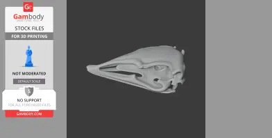 Elephant Bird (Aepyornis) Skull - Skull Replica STL