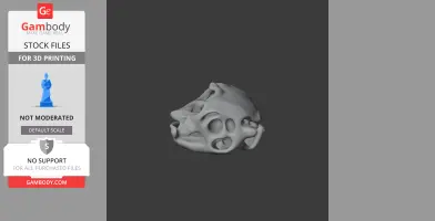 Elephant Bird (Aepyornis) Skull - Skull Replica STL