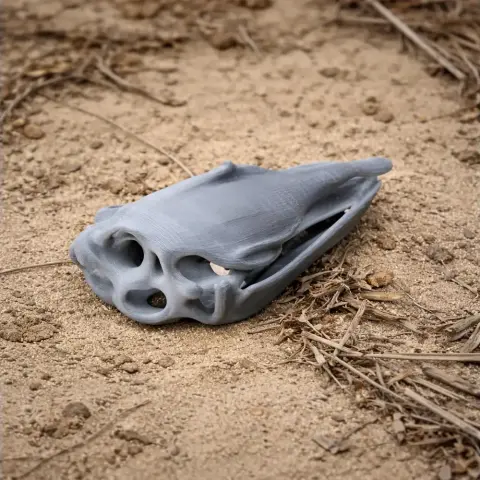 Elephant Bird (Aepyornis) Skull - Skull Replica STL