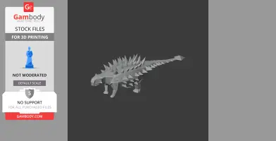 Saichania - Prehistoric Animal STL