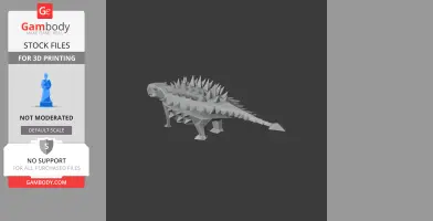 Saichania - Prehistoric Animal STL
