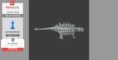 Saichania - Prehistoric Animal STL