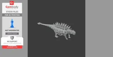 Saichania - Prehistoric Animal STL