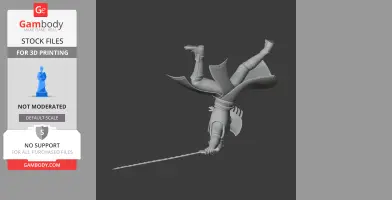 Katakura Kojuro Samurai - Historical Warrior STL