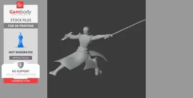 Katakura Kojuro Samurai - Historical Warrior STL