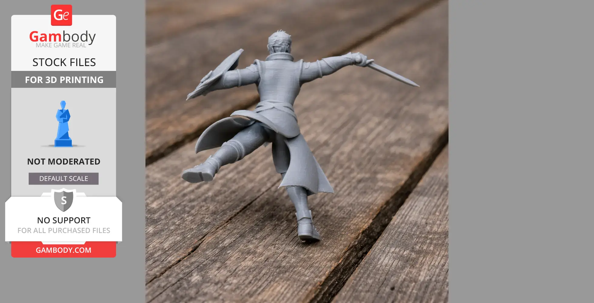 Katakura Kojuro Samurai - Historical Warrior STL