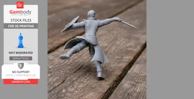 Katakura Kojuro Samurai - Historical Warrior STL