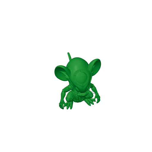 Jerry Mouse Alien Xenomorph Ring Figure.3mf