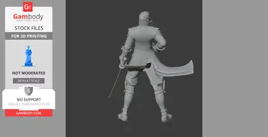 Katakura Kojuro Samurai Classic - Historical Warrior STL