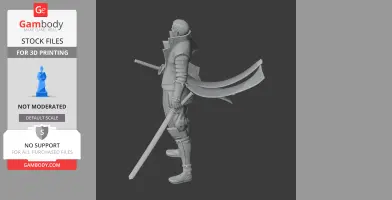 Katakura Kojuro Samurai Classic - Historical Warrior STL