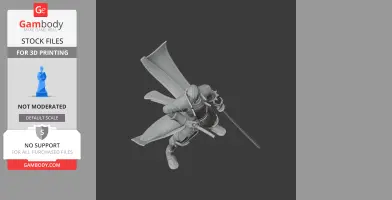 Katakura Kojuro Samurai Classic - Historical Warrior STL