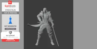 Katakura Kojuro Samurai Classic - Historical Warrior STL