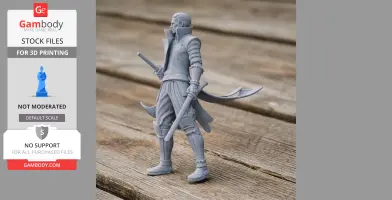 Katakura Kojuro Samurai Classic - Historical Warrior STL