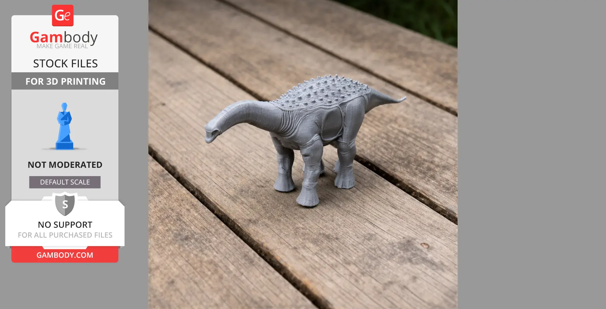 Saltasaurus - Prehistoric Animal STL