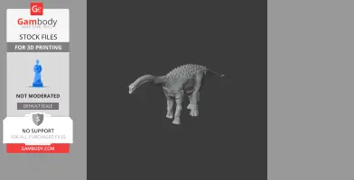 Saltasaurus - Prehistoric Animal STL