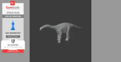 Saltasaurus - Prehistoric Animal STL