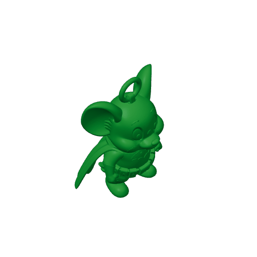 Jerry Mouse Batman Ring Figure.3mf