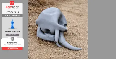 Elephant Skull - Skull Replica STL